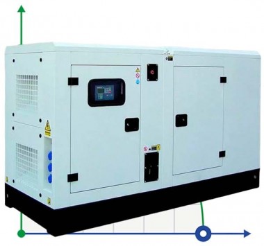 Промышленный дизельный генератор XHY-R60GF с ATS, двигатель Ricardo 80kVA, 60kW, 380V/50HZ закрытого типа — BTS Engineering