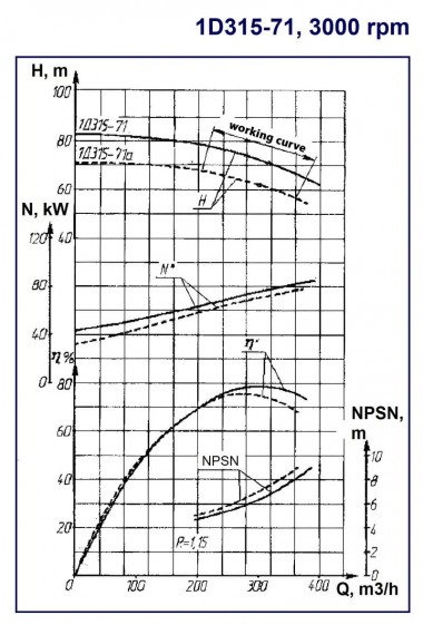 Pompe à boîtier divisé à double aspiration 1D315-71, 110 kW, 3000 — BTS Engineering