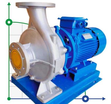 TKHW 125/200-37/2 (160/50), 37 kW, AISI 304, 2900 pompe horizontale en acier inoxydable — BTS Engineering