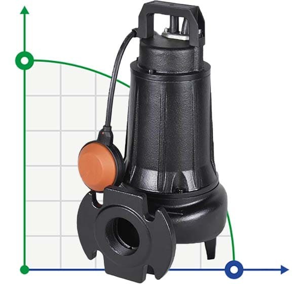 Bomba sumergible Dreno DNA 50-2/150 M/G con impulsor vortex фото 1 — BTS Engineering