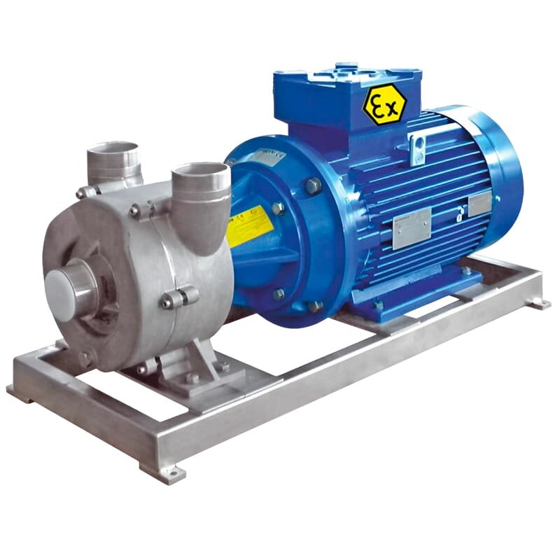 Жидкостно-кольцевой насос для перекачки уксуса LIVERANI GR ADPE NAUTIC 80 Inox, 900 л/мин, TF 15 кВт, 1400 об/мин, 380В, Ex, AISI 316 фото 1 — BTS Engineering
