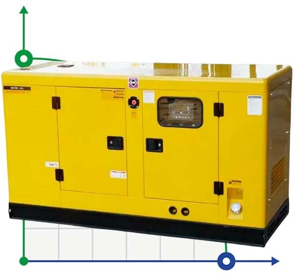 Промышленный дизельный генератор XHY-R120GF с ATS, двигатель Ricardo 150kVA, 120kW, 380V/50HZ закрытого типа фото 1 — BTS Engineering