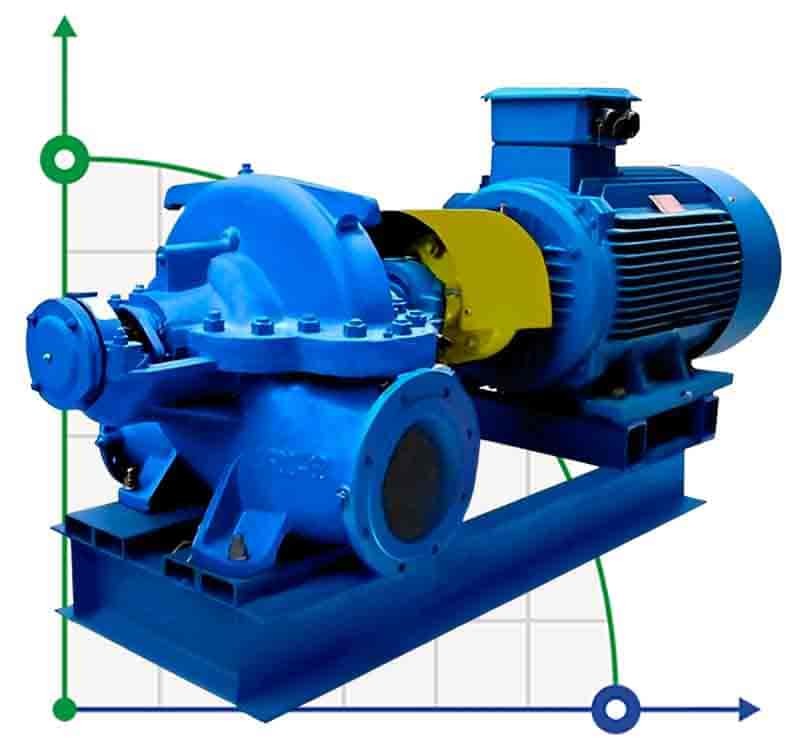 Zweiflutige Split-Case-Pumpe 1D500-63, 160 kW, 1500 фото 1 — BTS Engineering