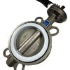 PN16 DN125 Absperrklappe, Gehäuse und Klappenscheibe aus Edelstahl AISI 304, Sitz PTFE фото 4 — BTS Engineering