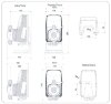 Pompe doseuse de désinfection de l'eau PDE HC151+ CST M70 240V PP-GL-DT, 1,8-14 l/h, 20-1 bar фото 3 — BTS Engineering