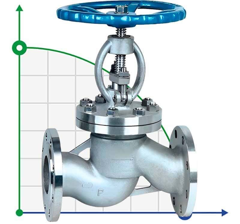 PN16 DN80 tainless steel flanged valve AISI 316, Seal AISI 316 фото 1 — BTS Engineering