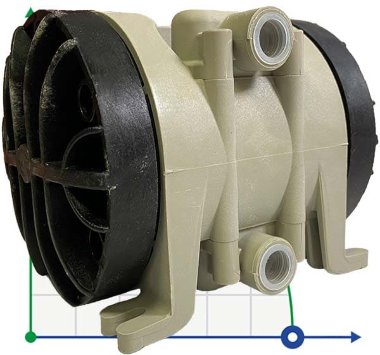 Pneumatic Diaphragm Pump PHOENIX 20-PP 3/8, P20P-HTTPV1 — BTS Engineering