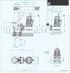Tauchmotorpumpe Dreno AT 65/2/125 C.237 mit offenem Einkanal-Laufrad фото 4 — BTS Engineering