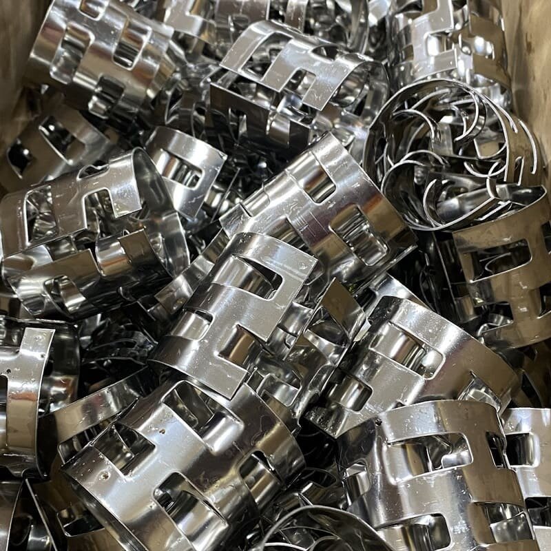 Pierścienie Palla, AISI 304, 50x50x0,8 mm, Pall Ring, VFF фото 1 — BTS Engineering