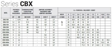 Pompe en acier inoxydable pour le pompage d'eau propre CBX/300A, 2,2 kW, 12,6 m3/h, 55 m, 380 V/T, AISI 304 (EBARA 2CDX 200/30) — BTS Engineering