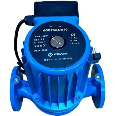Циркуляционный насос HGR750-DN40, 220V с мокрым ротором, рабочее колесо РР, керамический вал и подшипник &mdash; BTS Engineering
