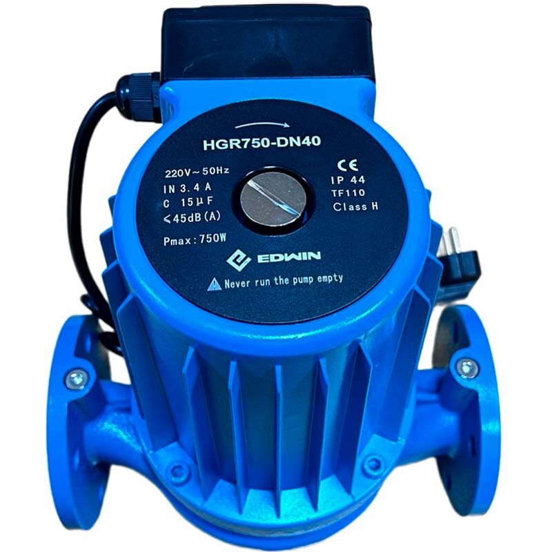 Циркуляционный насос HGR750-DN40, 220V с мокрым ротором, рабочее колесо РР, керамический вал и подшипник фото 1 &mdash; BTS Engineering