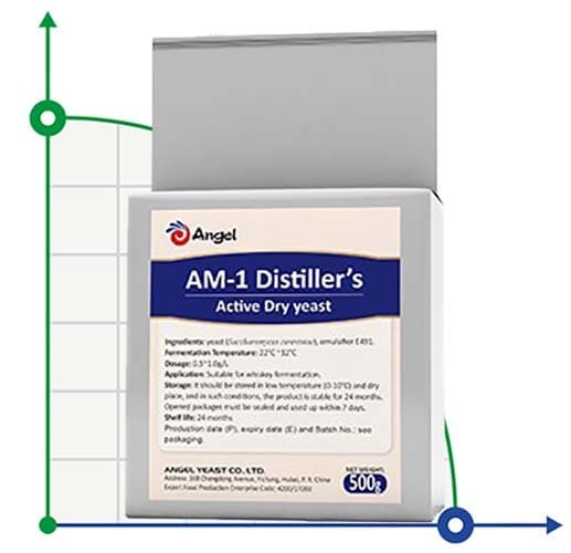 Yeast Angel AM-1 Distillateur pour whisky single malt, emballage - 0,5 kg. фото 1 — BTS Engineering