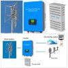 Zestaw pionowej turbiny wiatrowej typu H RX-HV20K 20 kW 380 V, sterownik falownika sieciowego WWGIT 20 kW 380 V фото 1 — BTS Engineering
