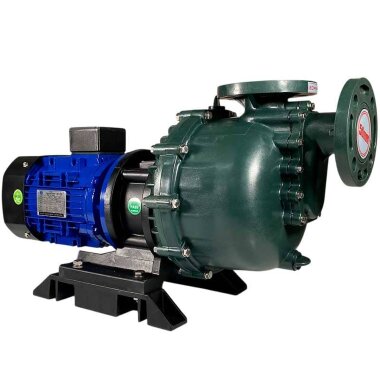 Насос перекачки серной кислоты QHB-G-50052EAL-SSH5V38AGABS GFRPP, 642L/min, 25,6m, 380V, центробежный самовсасывающий — BTS Engineering