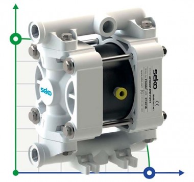 Seko Duotek AF18 ROMs pneumatic diaphragm pump — BTS Engineering