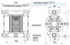 Пневматический мембранный насос BOXER 50 PVDF IB50-FC-MTTPT-- фото 4 — BTS Engineering