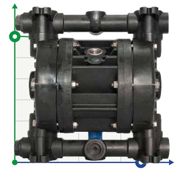 Пневматический мембранный насос BOXER 50 PVDF IB50-FC-MTTPT-- фото 1 — BTS Engineering