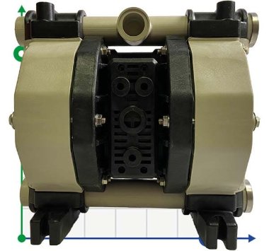 Druckluft-Membranpumpe PHOENIX 100-PP 3/4, P100-PHTTPTT — BTS Engineering
