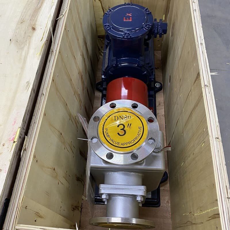 Self-priming stainless steel pump BZWH80-65-25/2, 7.5kW, 2900, all AISI 304, Ex фото 1 &mdash; BTS Engineering