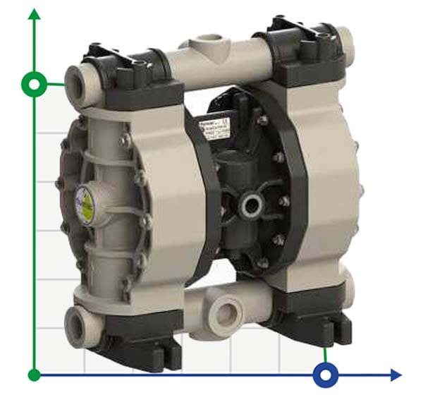 PHOENIX P160 PP HYTREL ATEX пневматичний мембранний насос фото 1 — BTS Engineering