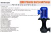 Vertikale Chemiepumpe aus Kunststoff QHD-65SK-55EGV38KABS-3801, GFRPP, 853L/min, 24m, 4kW, 380V фото 7 — BTS Engineering