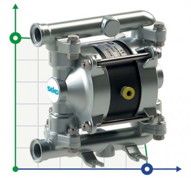 Seko Duotek AF18 AISI316 pneumatic diaphragm pump — BTS Engineering