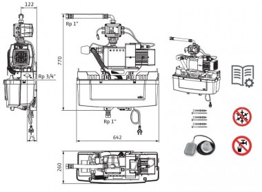 Récupérateur d'eau de pluie Wilo-RAIN1-25 EM — BTS Engineering