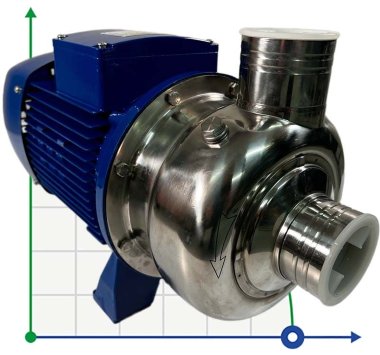 Центробежный насос для воды BB500/220, AISI304, 380V/50Hz, 2900 — BTS Engineering