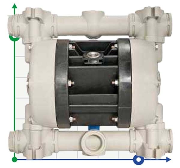 Pneumatic diaphragm pump BOXER 81 PP IB81-P-HTTPT-- фото 1 — BTS Engineering