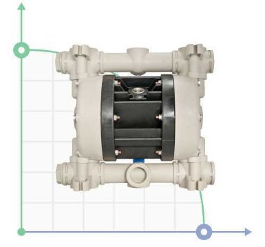 Bomba neumática de membrana BOXER 81 PP IB81-P-MTAAD-- — BTS Engineering