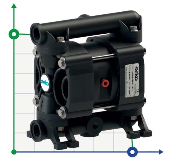 Pneumatyczna pompa membranowa SEKO Duotek AF18 PVDF фото 1 — BTS Engineering