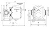 Kupar KLP Cam Pump 2 1/2 Inch AISI 316 for glue, ink, paint, fuel oil фото 2 — BTS Engineering