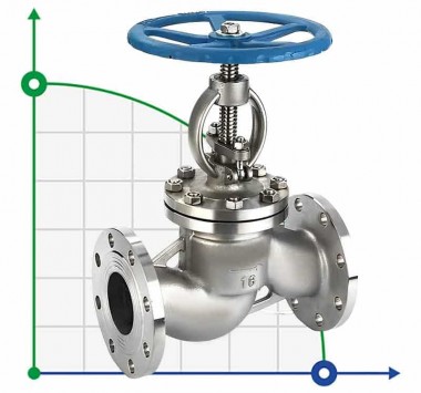 PN16 DN65 Zawór kołnierzowy ze stali nierdzewnej AISI 304, Seal AISI 304 — BTS Engineering