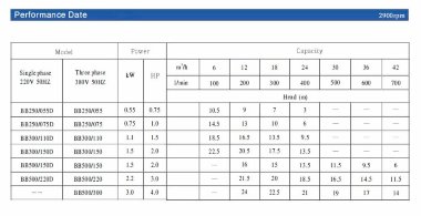 Центробежный насос BB500/300, AISI304, 380V/50Hz, 2900 — BTS Engineering