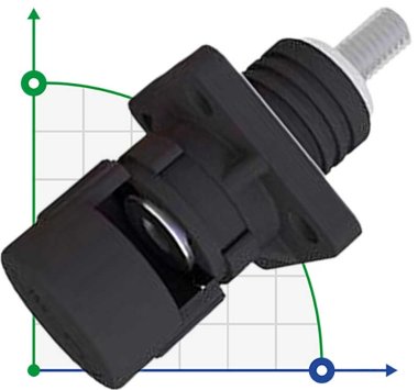 CN12-LSP400A-03-LD, 400A, 1500V CC conector tipo tornillo, negro — BTS Engineering