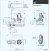 Bomba sumergible Dreno AT-EX 80/2/152 C.246 con impulsor abierto monocanal фото 4 — BTS Engineering