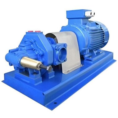 Шестеренчатый насос для перекачки мыла, шампуней, гелей LIVERANI GEAR BASE 300-G TF 5,5 кВт, 1400 об/мин, 380 В — BTS Engineering