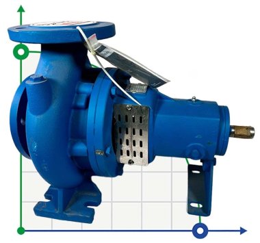 BTKF 65-160 Pompa jednostopniowa wspornikowa, bez silnika (3000) — BTS Engineering