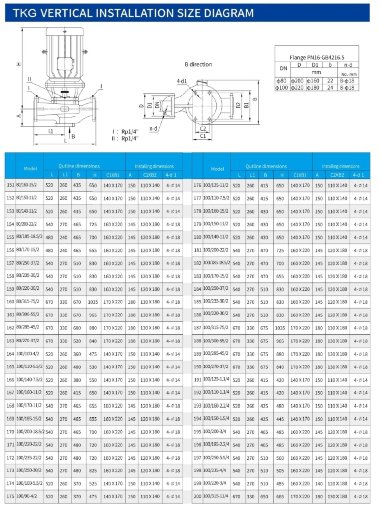 IRG TKG 100/220-22/2 (72/60), 22 kW, 2900 насос центробежный вертикальный — BTS Engineering