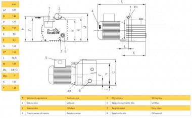 12 РВО вакуумный насос с масляной смазкой — BTS Engineering