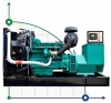 Générateur diesel industriel XHYV-360GF avec ATS, moteur Volvo 450kVA, 360kW, 380V/50HZ type ouvert фото 1 — BTS Engineering