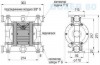 Пневматичний мембранний насос BOXER 81 AISI 316 IB80-A-HTTAT-- фото 4 — BTS Engineering