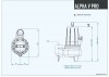Submersible pump Dreno ALPHA V PRO-EX 50-2/220 T with Vortex impeller фото 4 — BTS Engineering