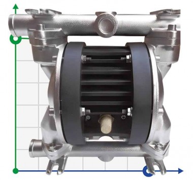Pneumatische Membranpumpe AlphaDynamic RUBY 115S-P-TST-T — BTS Engineering