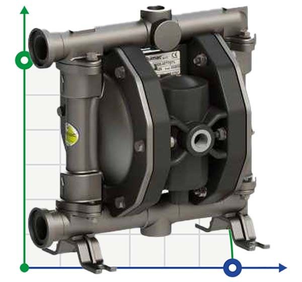 PHOENIX P160 AISI316 ATEX пневматичний мембранний насос фото 1 — BTS Engineering