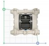 Pompe pneumatique à membrane BOXER 81 PP IB81-P-HTTPVX- фото 2 — BTS Engineering