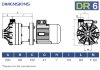 Pompe centrifuge horizontale à garnitures mécaniques DR 006 PP, 0,37 kW фото 2 — BTS Engineering