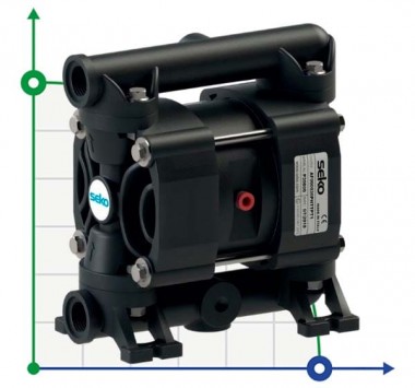 Пневматичний мембранний насос SEKO Duotek AF30 PVDF — BTS Engineering