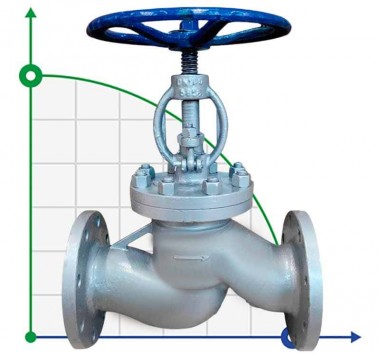 PN16 DN100 Zawór kołnierzowy ze stali węglowej, Seal AISI 304 — BTS Engineering